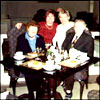 Lloyd and Olga Rains with Producers Cherylyn Brookes and Christine Dubue-Bertrim following the world premiere of The War Brides: From Romance to Reality. 