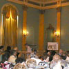 Click for larger image. Invited guests gather for the official launch of Canada Past's War Bride Commemorative envelope at Rideau Hall, follwed by a War Brides' Tea hosted by the Governor General.