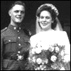 Click for larger view. War Bride Eswyn Lyster's wedding day. Photo courtesy of Eswyn Lyster.