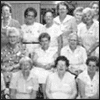 Click image for larger view of entire group. The Plaster Rock, NB War Brides get together at an early meeting in the 1980s. 
