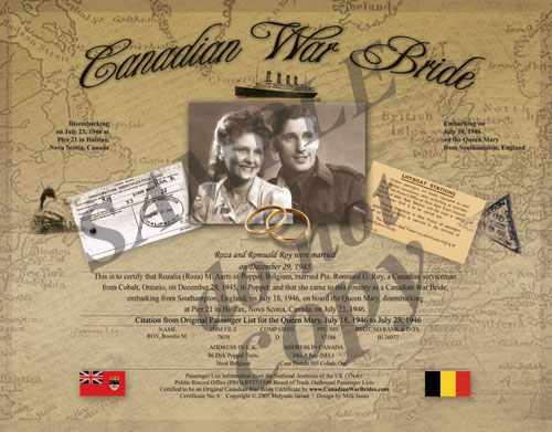 Lost Canadian War Bride Issues 68