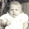 Joe Taylor as a baby.