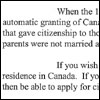 Click here to read July 22, 2005 letter from Citizenship and Immigration.